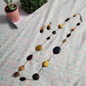 Necklace with earrings